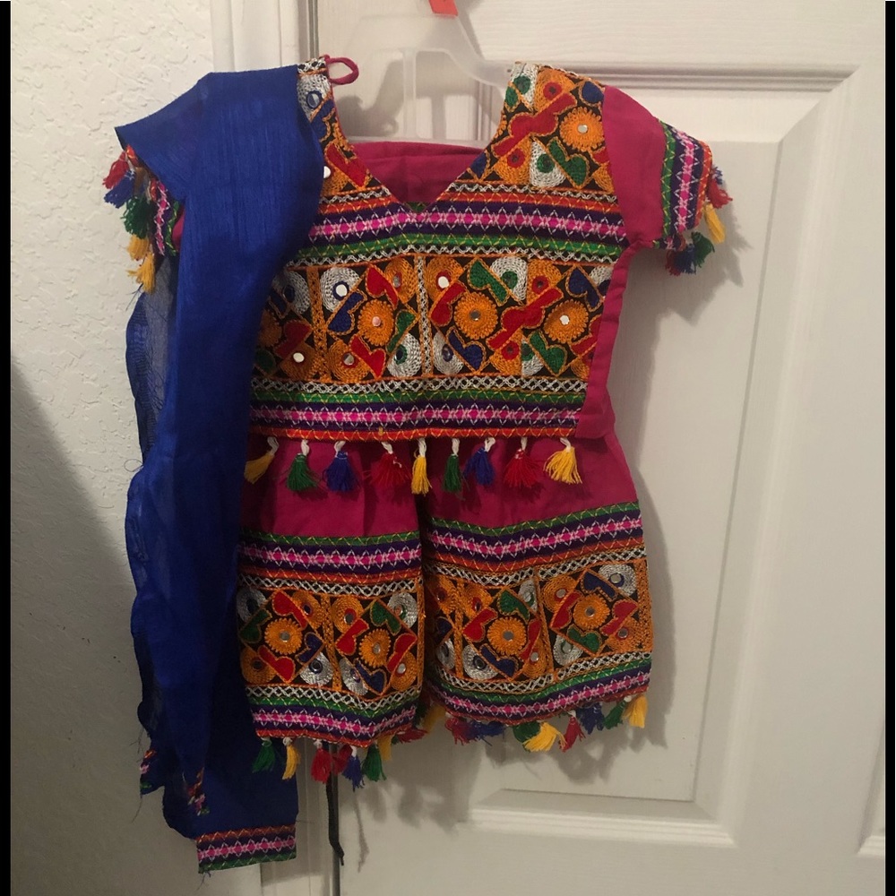 3 piece kids Navratri outfit